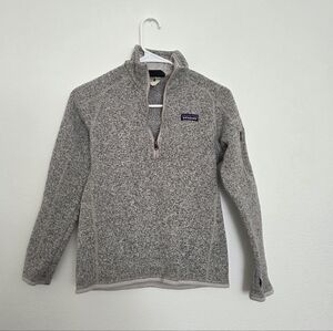 Patagonia Kids Mid Zip Sweater in Gray Sizes Small